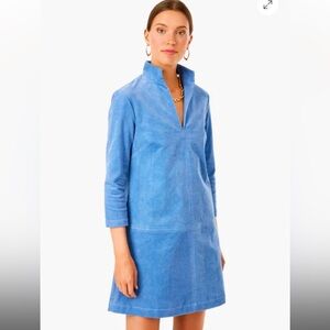 Dutch Blue Corduroy Clifton Dress